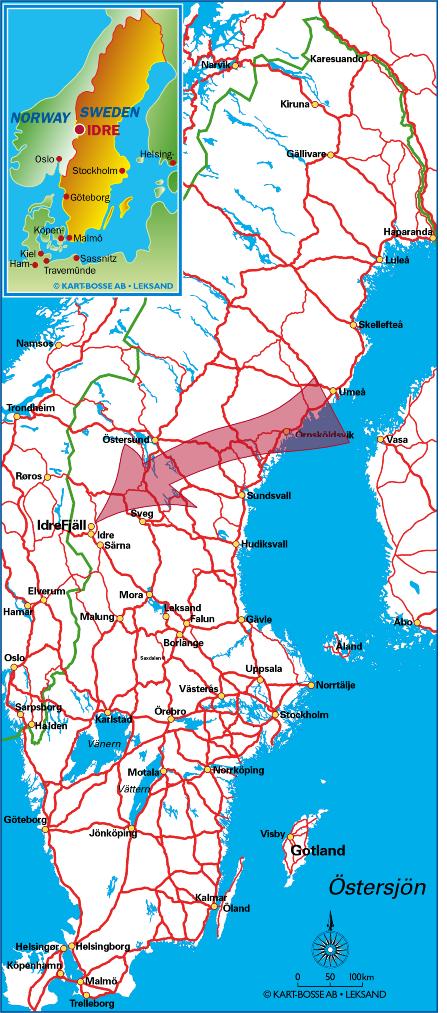 Idreveckan 2008 - Orientering på Idre Fjäll